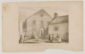 View of the Old Methodist Church, John St., N.Y.