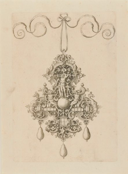 PLATE FROM THE SERIES "DESIGNS FOR PENDANTS"