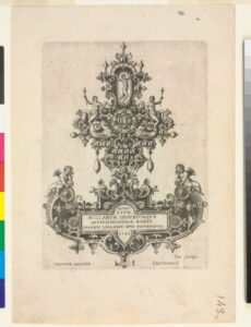 Title Plate from the series “Designs for Pendants”