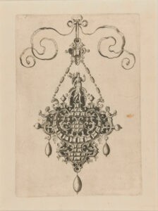 Plate from the series “Designs for Pendants”