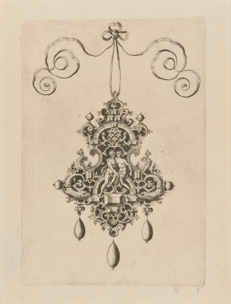 Plate from the series “Designs for Pendants”
