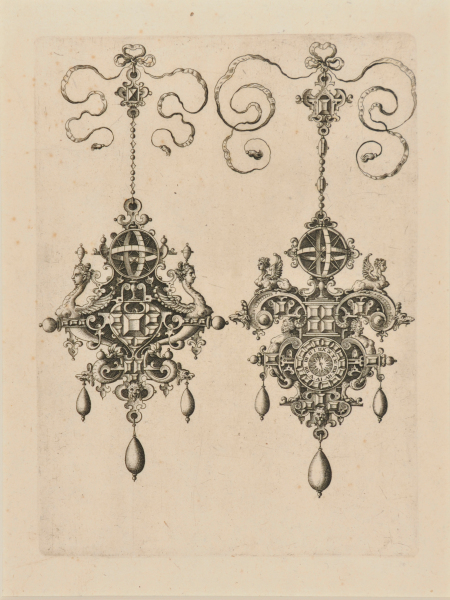 Plate from the series “Designs for Pendants”