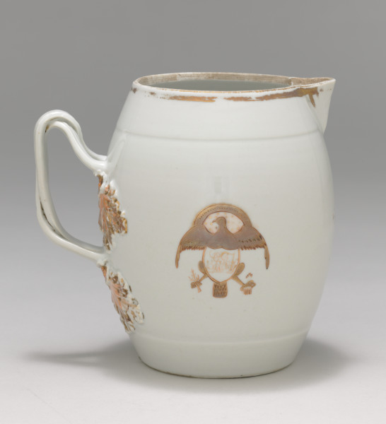 Export Covered Cider Jug Decorated with American Eagle - Image 12
