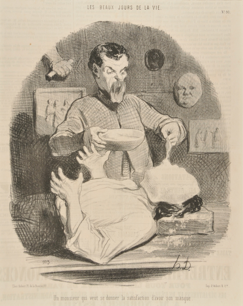 Un monsieur qui veut se donner la satisfaction d’avoir son masque - Image 2