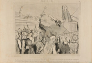 Les Courses De Chevaux. Les Chinois, qui ont les plus détestables chevaux de fiacre qu’il soit possible d’imaginer, ont reconnu la nécessité d’améliorer cette intéressante race de quadrupèdes. En conséquence la Société Hippique de Pékin n’a cru pouvoir rien inventer de mieux que de créer des course où les chevaux doivent franchir une lieue en quatre minutes. Assez souvent le cheval arrive à son but, mais jamais la société d’encouragement, attendu que le vainqueur est alors ramené en triomphe chez lui… dans une charrette. Il est amélioré à perpétuité!