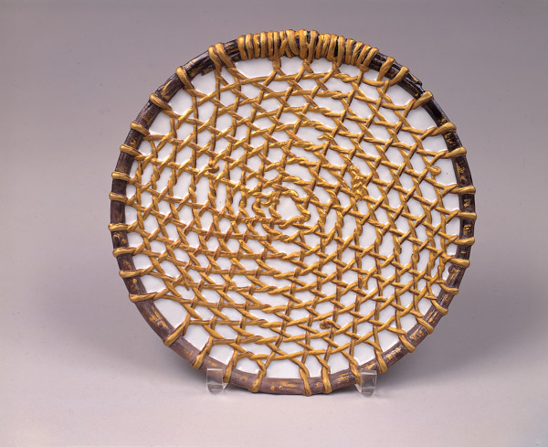 “Indian Basket Weave” After-Coffee Plate - Image 4