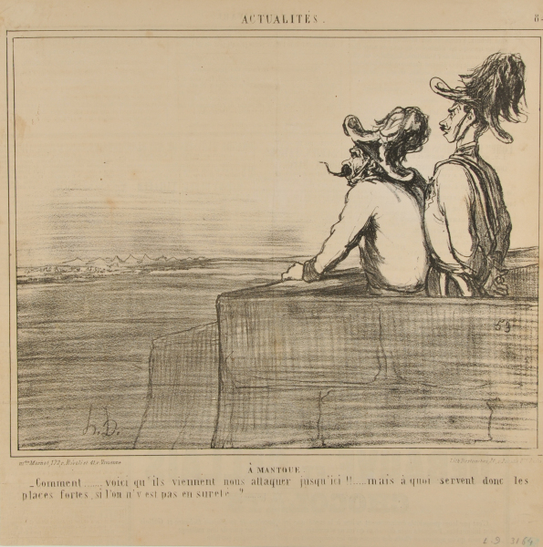À Mantoue – Comment….. voici qu’ils viennent nous attaquer jusqu’ici!!…. mais à quoi servent donc les places fortes, si l’on n’y est pas en sureté?…… - Image 2