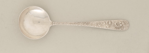 “Repousse” Boullion Spoon