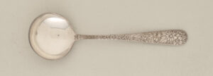 “Repousse” Boullion Spoon