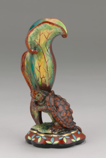Turtle with Jack-in-the-Pulpit Vase - Image 2