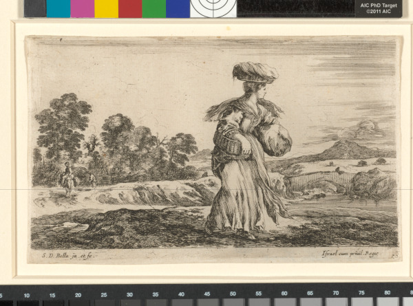 The peasantees walking with bread basket - Image 3