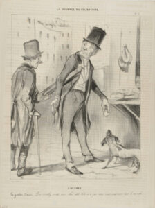 2 Heures. Le gouter d’azor. Que voulez vous, mon cher: cette bête n’a que moi, vous, vous avez tout le monde.