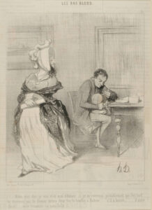 Adieu, mon cher, je vais chez mes éditeurs;… je ne rentrerai probablement que fort tard… ne manquez pas de donner encore deux fois la bouillie à Dodore… s’il a besoin… d’autre chose… vous trouverez ça sous le lit…