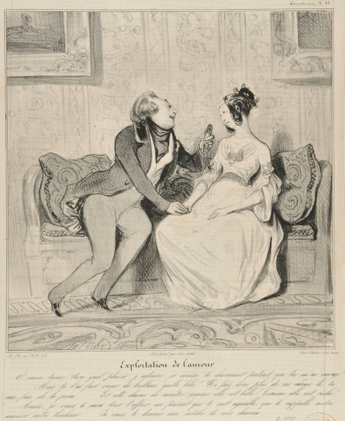 Exploitation de l’amour. Ô mon trésor ! Avec quel plaisir j’admire, je caresse le charmant portrait que tu m’as envoyé !……. Mais tu l’as fait orner de brillans, quelle folie ! Ne fais donc plus de ces choses là, tu me fais de la peine…… Et cette chaine de montre, comme elle est belle ! Comme elle est riche !…… Aussi, je veux à mon tour t’offrir un présent qui te soit agréable, qui te rappelle notre amour, notre bonheur……. Je veux te donner une mèche de mes cheveux……. - Image 4