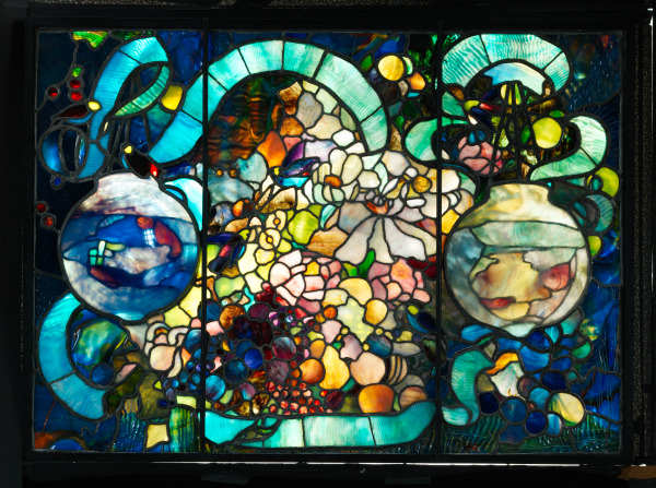 “Flower, Fish and Fruit” Window Panel - Image 13
