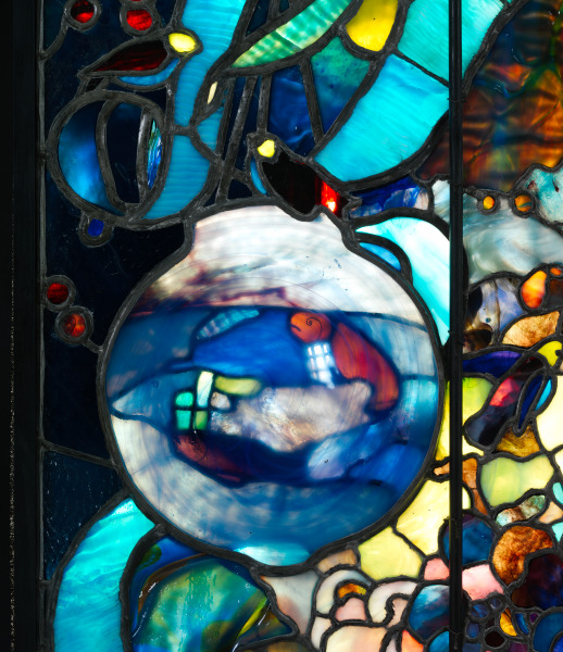 “Flower, Fish and Fruit” Window Panel - Image 18