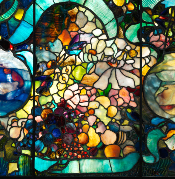 “Flower, Fish and Fruit” Window Panel - Image 4