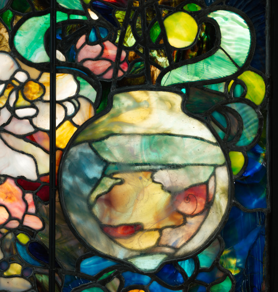 “Flower, Fish and Fruit” Window Panel - Image 21