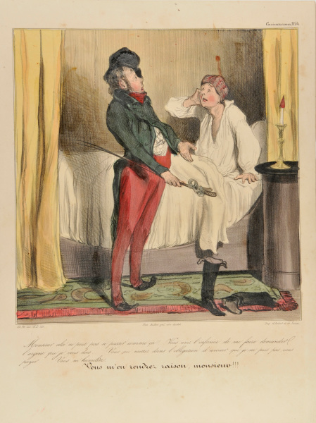 Monsieur cela ne peut pas se passer comme ça !…. Vous avez l’infamie de me faire demander l’argent que je vous dois…… Vous me mettez dans l’obligation d’avouer que je ne puis pas vous payer. Vous m’humiliez. Vous m’en rendez raison, monsieur !!! - Image 4