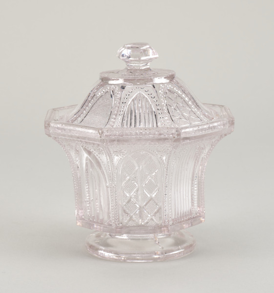 ‘Gothic Arch’ Sugar Bowl with Cover - Image 7