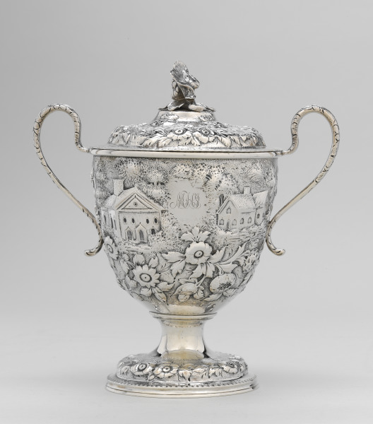 "ETRUSCAN" COVERED SUGAR BOWL