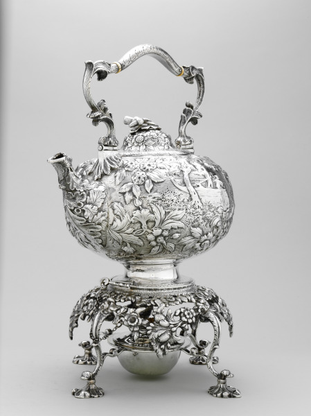 “Etruscan” Teakettle, Stand, Lamp - Image 3