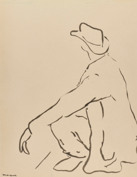 Seated Man, Facing Left - Image 2