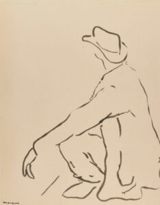 Seated Man, Facing Left