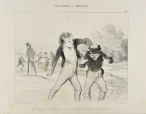 Ah! tu rapportes tout au maitre, toi….. eh! ben rapporte lui donc ce coup de poing là!…