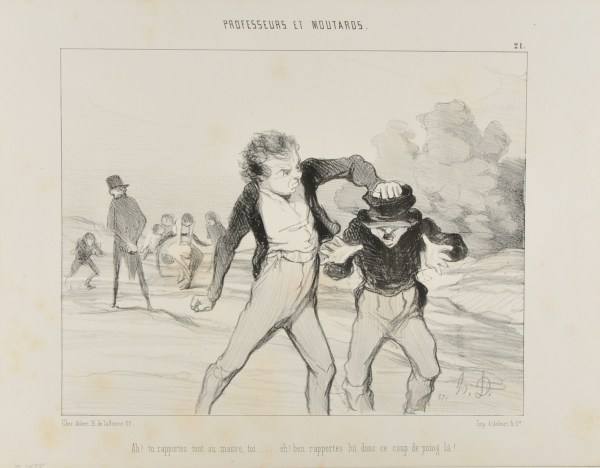 Ah! tu rapportes tout au maitre, toi….. eh! ben rapporte lui donc ce coup de poing là!… - Image 4