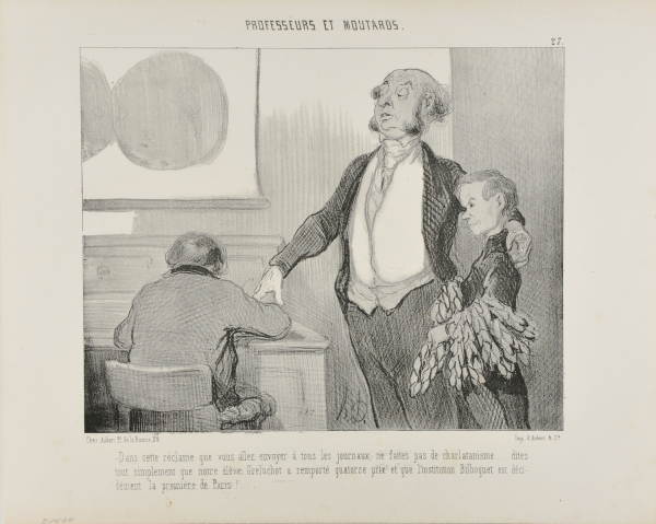 Dans cette réclame que vous allez envoyer à tous les journaux, ne faites pas de charlatanisme . . . dites tout simplement que notre élève Greluchot a remporté quatorze prix et que l’institution Bilboquet est décidément la première de Paris ! . .. - Image 3