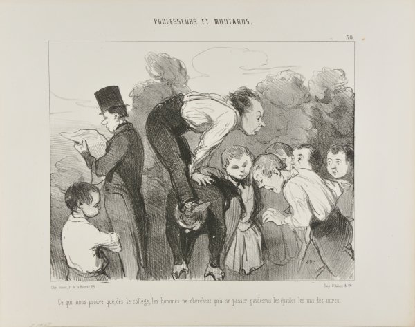 Ce qui nous prouve que, dès le collège, les hommes ne cherchent qu’à se passer pardessus les épaules les uns des autres. - Image 4