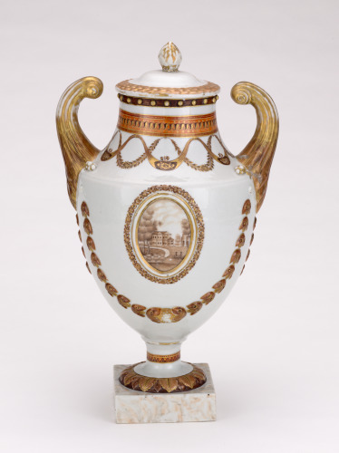 Pistol-Handled Covered Urn - Image 3
