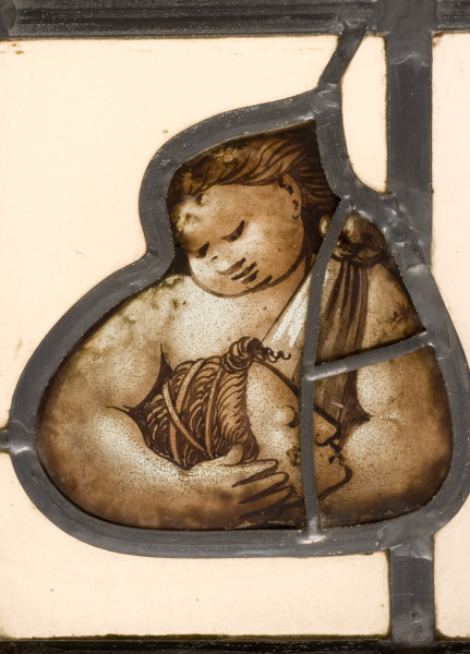 Female Holding Man's Head