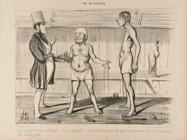 IT’S IMPORTANT FOR A MAN TO KNOW HOW TO SWIM. HE IS NOT DOING SO BADLY FOR A START. YOU COULD THINK IT’S A FISH, AT LEAST WHILE HE IS ATTACHED TO THE CORD. BUT HE’LL LEARN IT… HE IS STILL YOUNG!