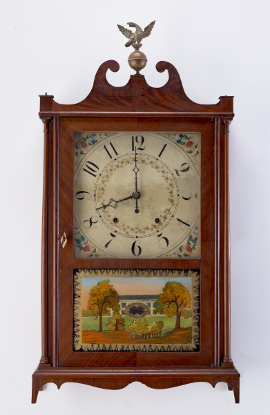 Pillar and Scroll Shelf Clock - Image 2