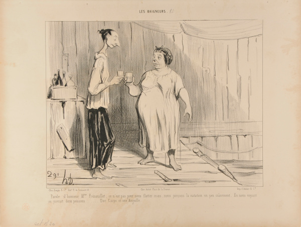 WORD OF HONOUR MADAME FRENOUILLET... IT’S NOT THAT I WANT TO FLATTER US, BUT WATCHING THE TWO OF US SWIM ONE COULD TAKE US FOR TWO FISHES: A CARP AND AN EEL.