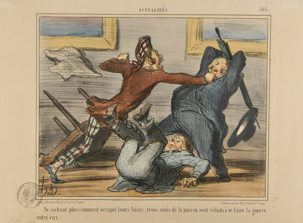 Un Joli Calembour. – Avez-vous du six, Général?.. – Attendez donc Baron, je vais vous faire une petite culotte qui ne vous irait pas mal dans ce moment ci! hi!hi! hi! hi!…. - Image 3