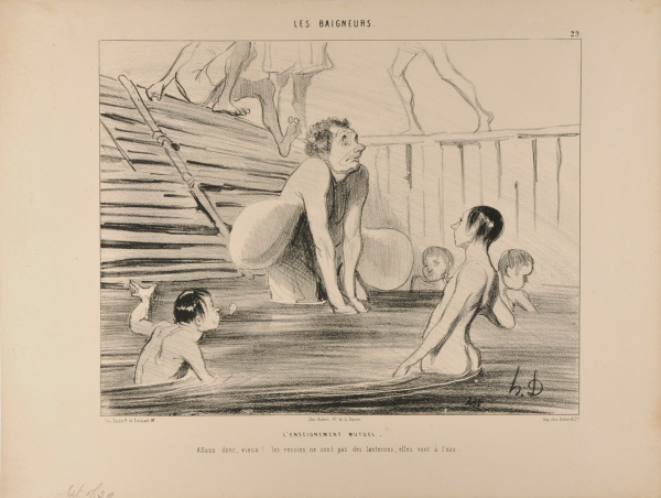 L’Enseignement Mutuel. Allons donc, vieux! les vessies ne sont pas des lanternes, elles vont à l’eau. - Image 2