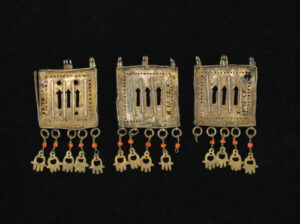 Three Square Pendant Plaques