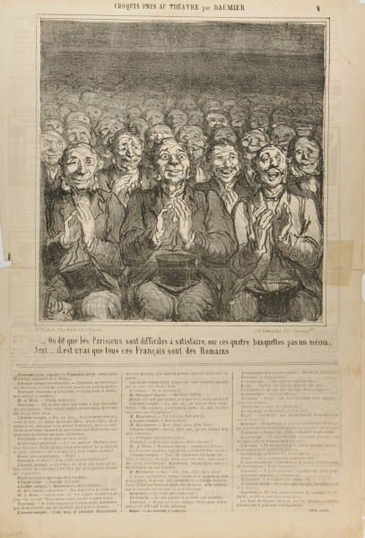 On dit que les Parisiens sont difficiles à satisfaire, sur ces quatre banquettes pas un mécontent.. – il est vrai que tous ces Français sont des Romains. - Image 2