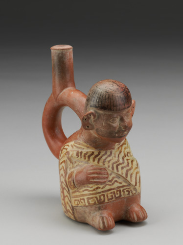 Seated Youth Figurative Bottle - Image 2