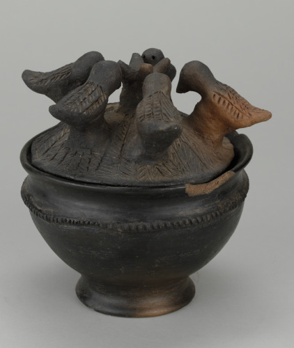 Lidded Vessel with Birds - Image 11