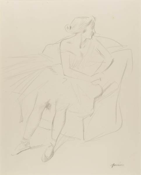 Ballerina Seated in a Chair - Image 4