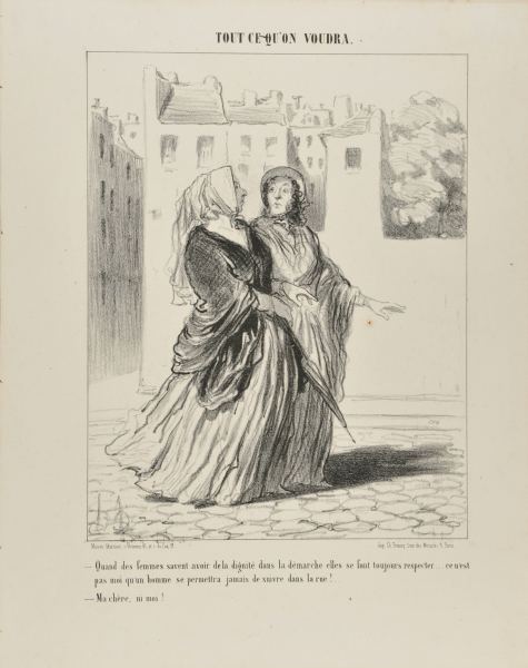 Quand des femmes savent avoir de la dignité dans la démarche elles se font toujours respecter…. ce n’est pas moi qu’un homme se permettra jamais de suivre dans la rue!.. – Ma chère, ni moi! - Image 3