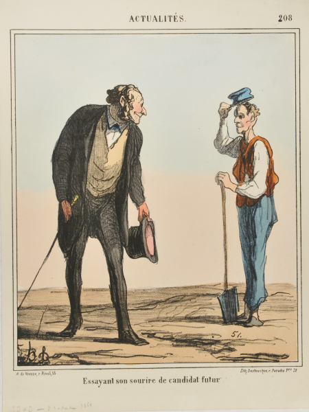 SMILING PRACTICE OF A FUTURE CANDIDATE.