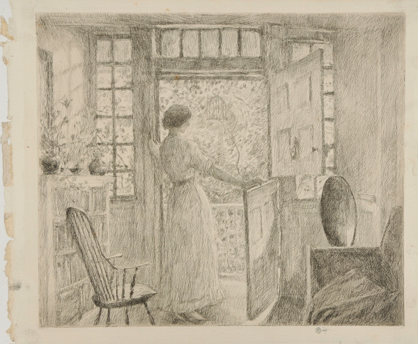 Woman at an Open Door - Image 3