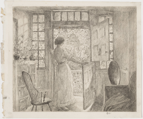 Woman at an Open Door
