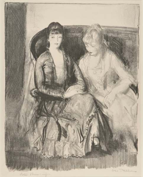 Emma and Marjorie on a Sofa - Image 3