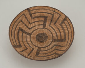 Bowl-Shaped Basket with Maze Design